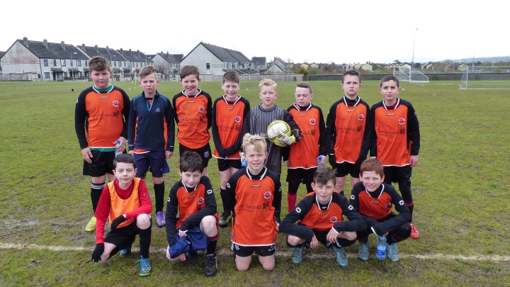 Park U12C team before their cup gamse against Listowe Celtic on April 9th 2016