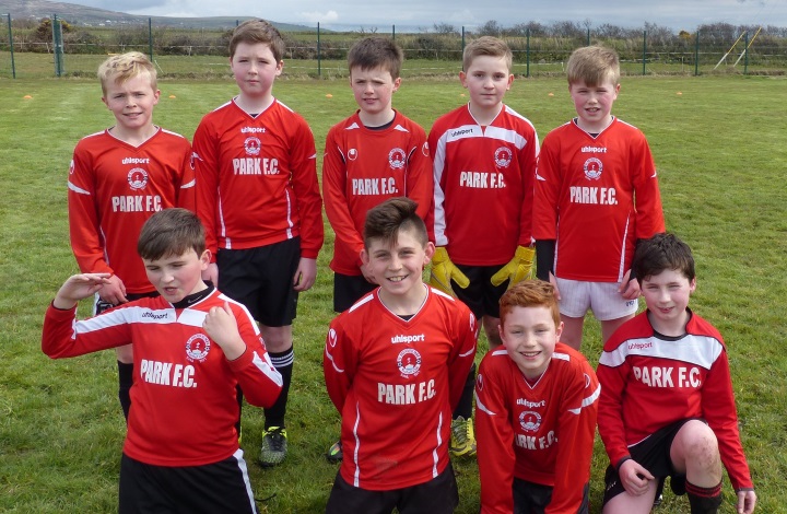 Park Fc U11's at blitz in Ballybunion on Saturday April 2nd 2016