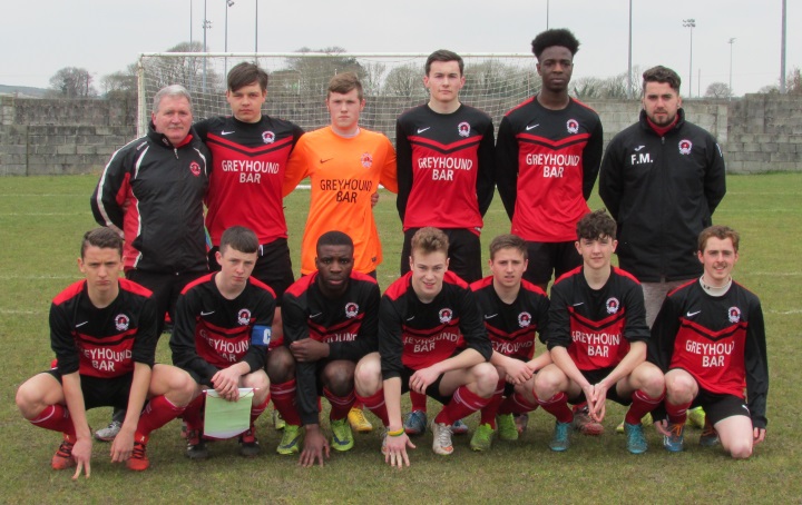 Park Youth team before their FAI Youth 1/4 Final on Saturday 19th March  2016