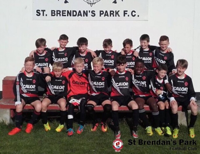 Park Fc U12A before their SFAI Cup win over Ennis Town on Saturday 15th October 2016