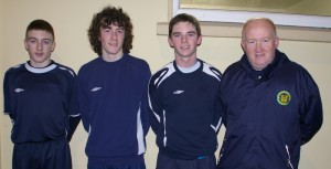 Shane, Sean, Padraig and Danny are some of the Park contingent with Kerry's ETP Squad