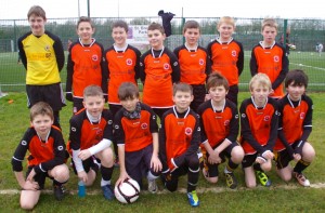 U13 squad that played Killarney Athletic