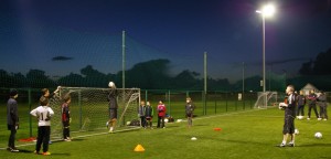 Wayne and Tommy goalkeeping coaching session