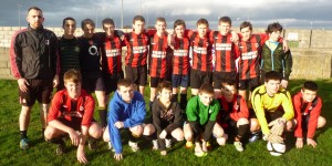 U16 squad that played Killarney Athletic at home