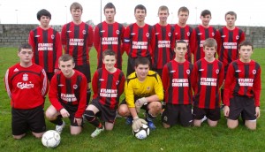 U17 squad that beat Castlemaine 4-0 at home