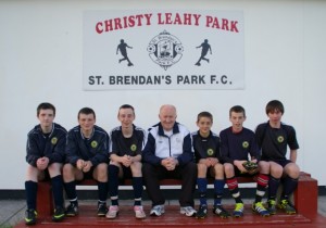 Park players and coach in Kerry's Kennedy Cup squad