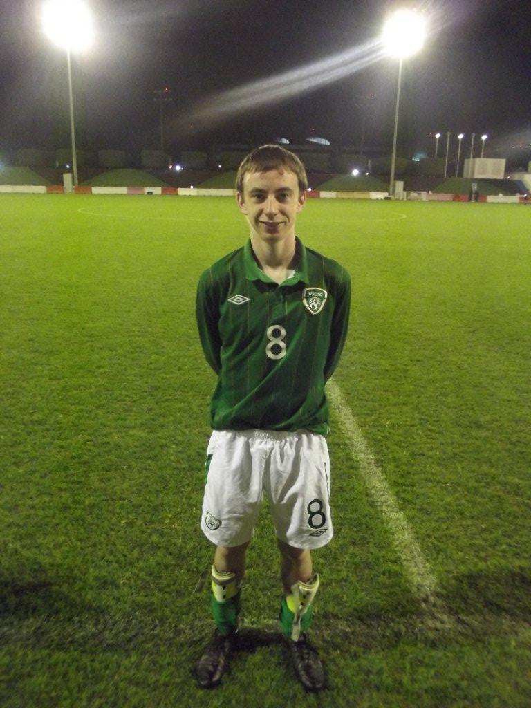 Jesse U15 Irish International St Brendans Park Football Club