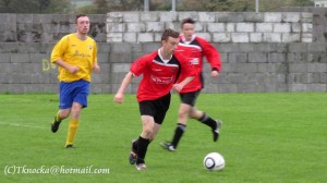 Jesse in action for the Youths team earlier this season 