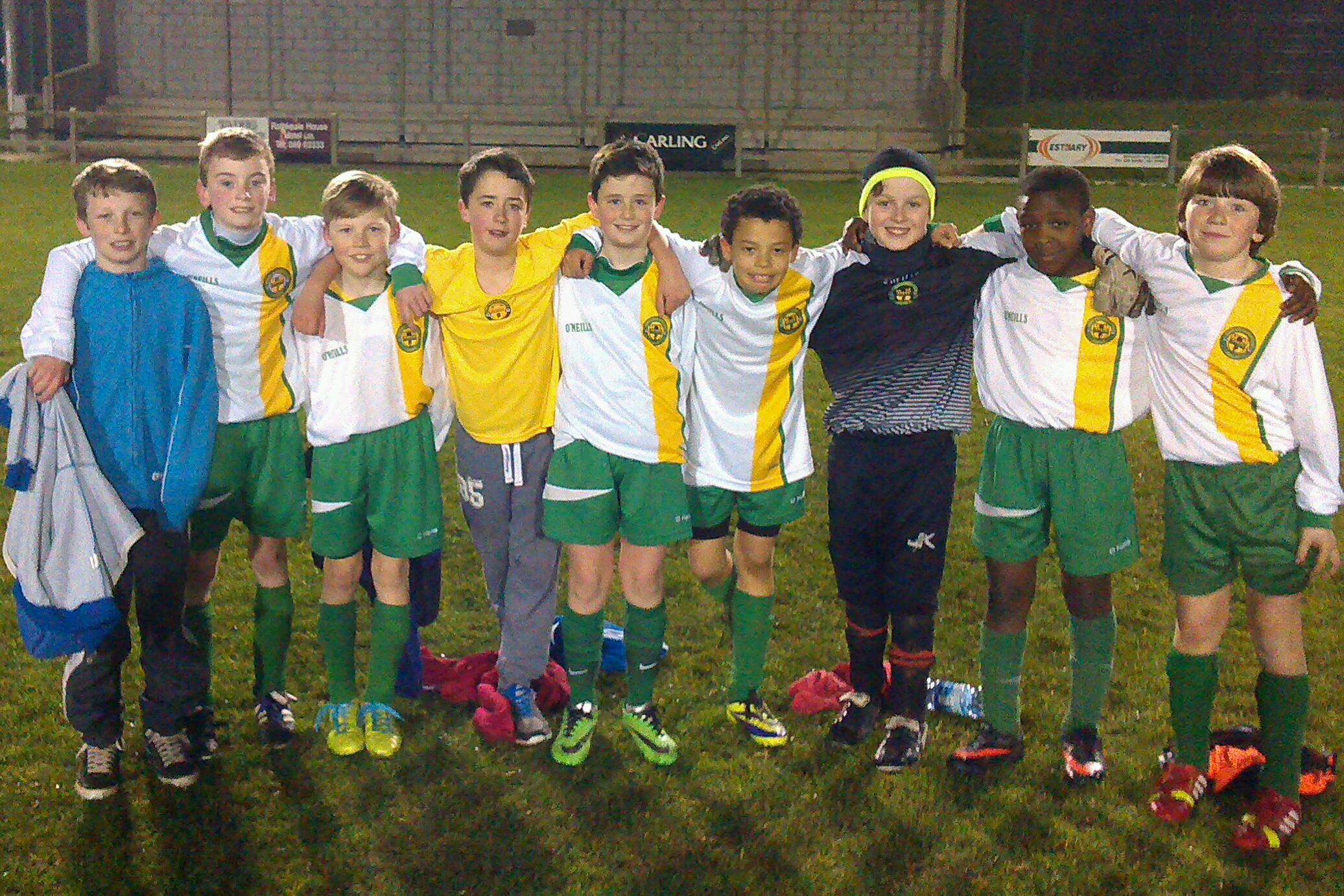 Park U12 Players playing for the Kerry ETP 