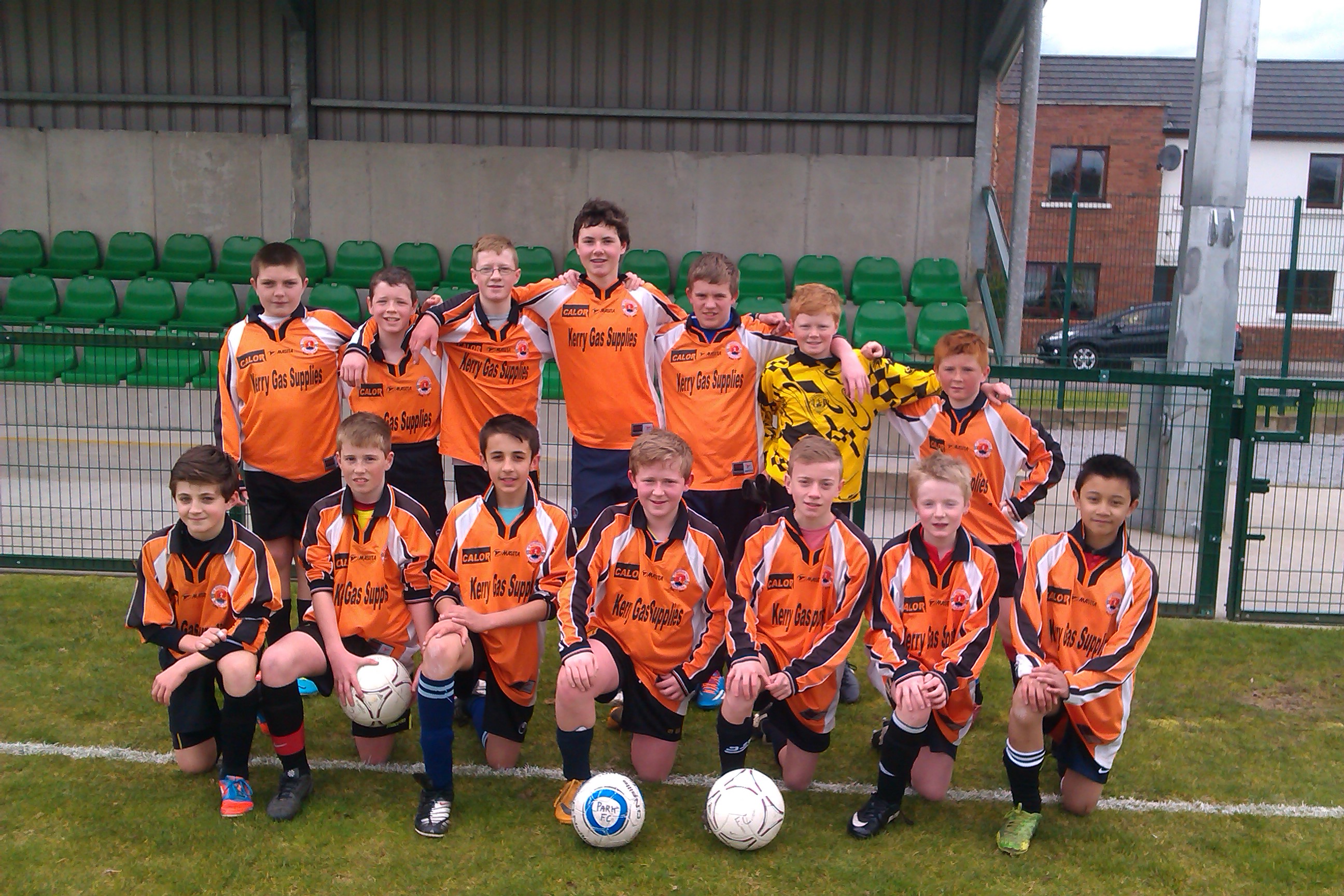 Park U14 B team before their win away against Killarney Celtic on Saturday March 29th
