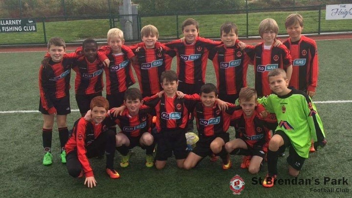 St Brendans Park Fc U11A's who this morning travelled to Killarney to face Killarney Celtic . 